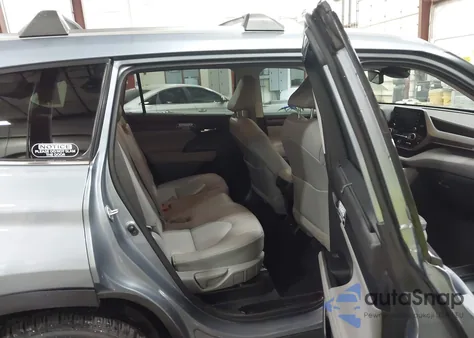 2021 Toyota Highlander Hybrid Xle from USA, damaged, VIN 5TDHBRCH1MS023857